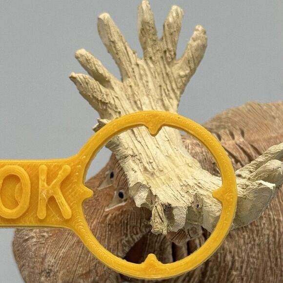 Vtg Artesania Rinconada Moose Figurine Uruguay Retired Wildlife 4" READ As is - Picture 7 of 15